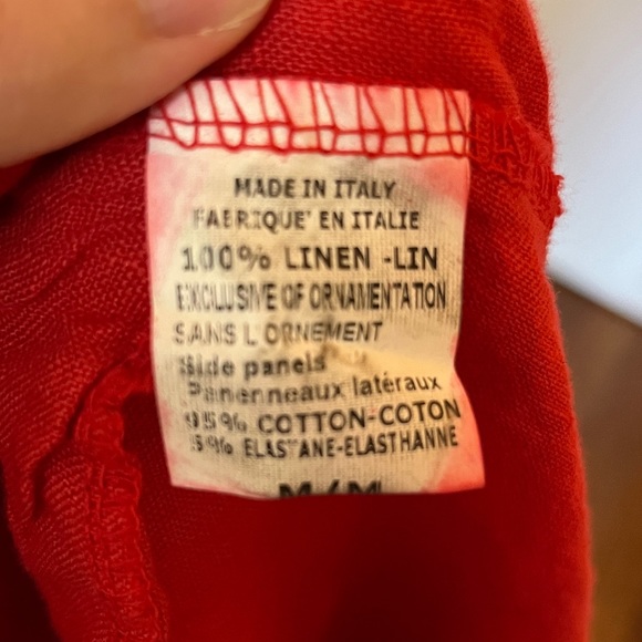 Lina Tomei Linen Shift Dress - Medium - Picture 2 of 5